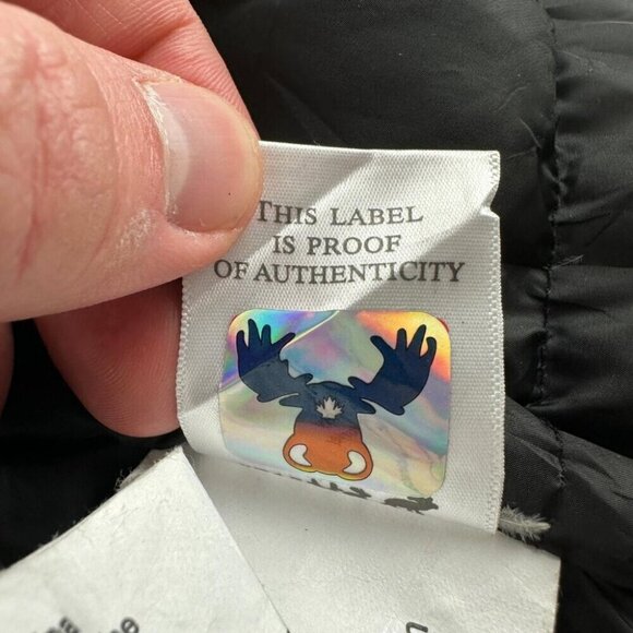 Moose Knuckles Black Down Jacket Men's Size M - Picture 9 of 16